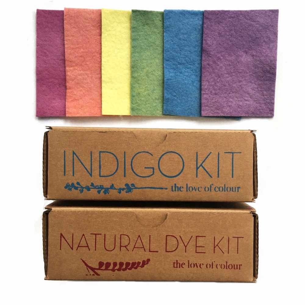 Rainbow Natural dye kit for beginners 💙💛💗🧡❤️💜